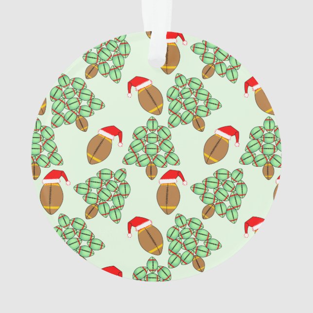 Ornamento Futebol de Natal (Verso)