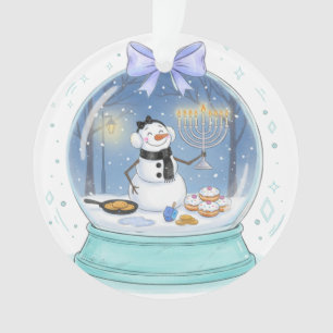 Ornamento G globo de neve de Chanukah