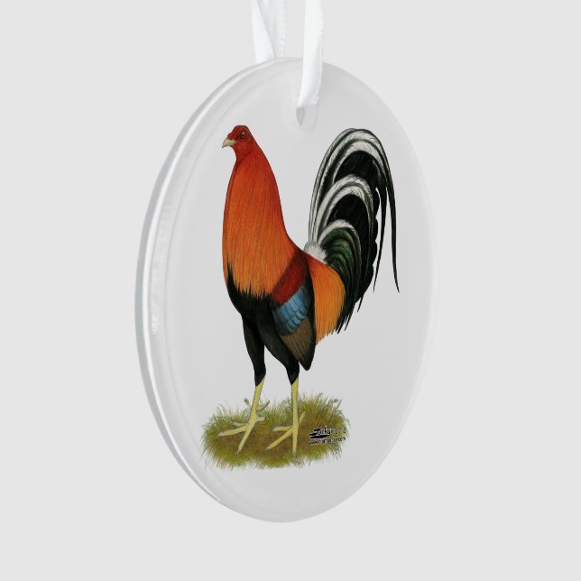 Ornamento Gamecock Wheaten Rooster (Frente)