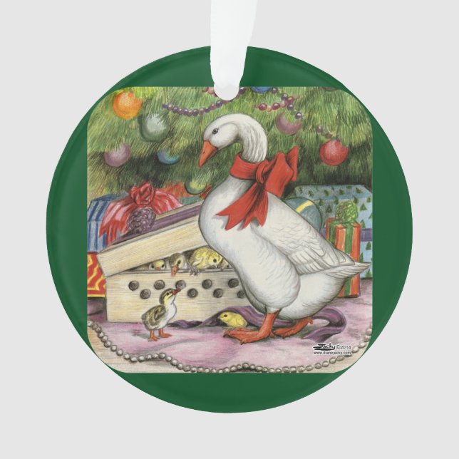 Ornamento Ganso do Natal (Frente)