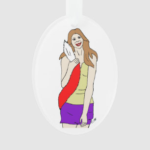 Ornamento garota foxy
