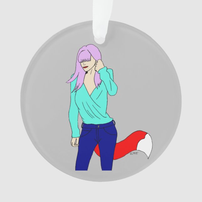 Ornamento garota foxy (Frente)