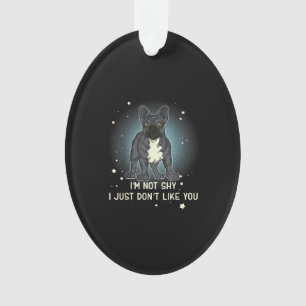 Ornamento Garota francesa dá presentes mulheres homens crian