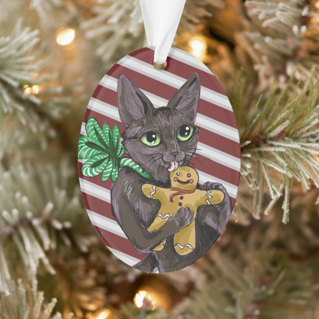 Ornamento Gatinho de Biscoito de Natal (Árvore)