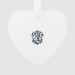 Ornamento Gato Diabo Anjo Presente para Mãe de Gato - Gato D