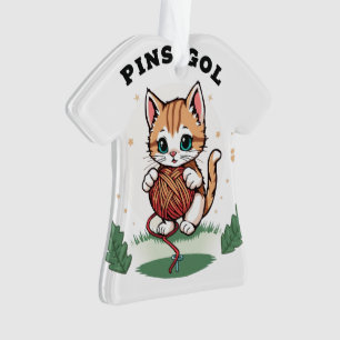 Ornamento gato fofo