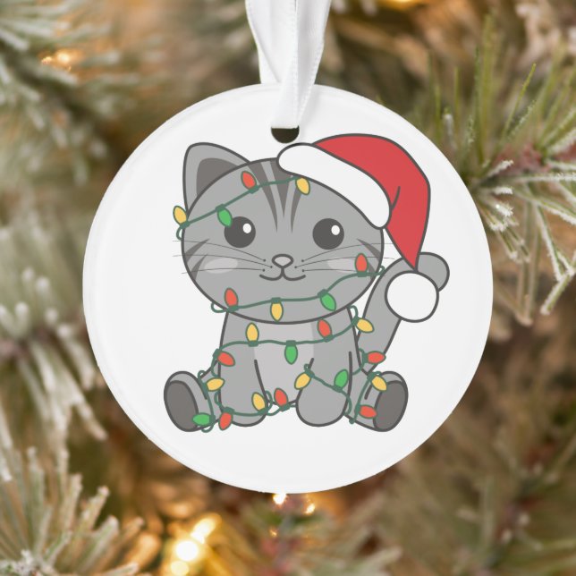 Ornamento Gatos De Inverno De Natal (Árvore)