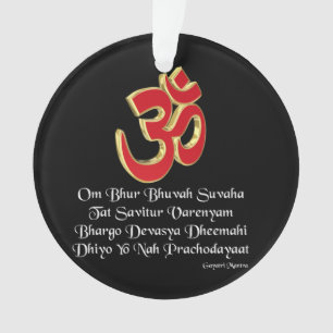 Ornamento Gayatri mantra
