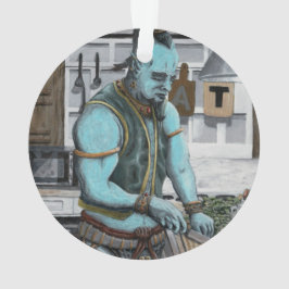 Ornamento Genie Chef Janto Fantasy Acrylic Ornament