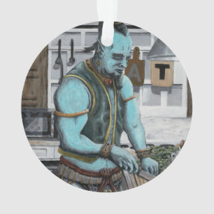 Ornamento Genie Chef Janto Fantasy Acrylic Ornament