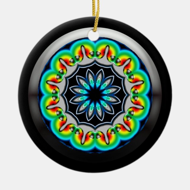 Ornamento Geométrico Mandala (Frente)