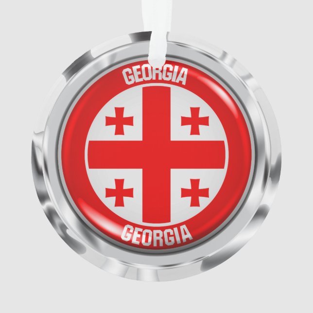 Ornamento Georgia Round Emblem (Verso)