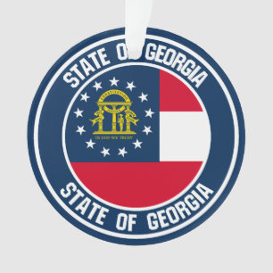 Ornamento Georgia Round Emblem