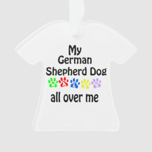 Ornamento German shepherd Cachorro Caminha Design