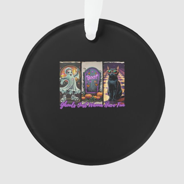 Ornamento Ghouls Só Quer Divertir-Se Com O Estilo Da Lama (Frente)