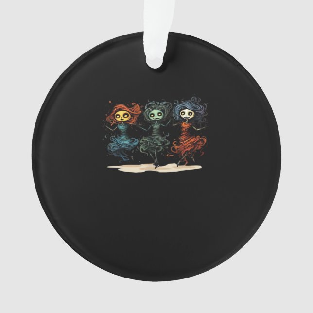 Ornamento Ghouls Só Quer Divertir-Se Com O Estilo De Hallowe (Frente)