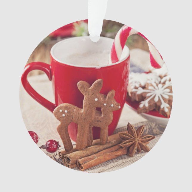 Ornamento Gingerbird Reindeer Cookies (Frente)