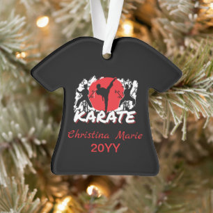 Ornamento Girls Karate - Patriótico Japão Tema Japonês Orna