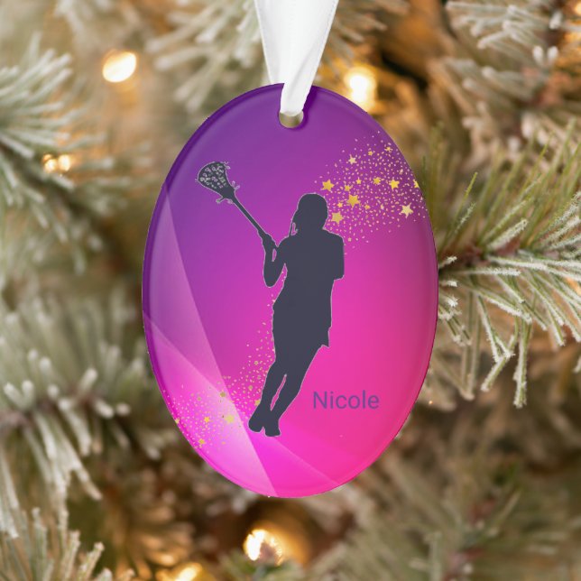 Ornamento Girls Lacrosse Ornament (Árvore)