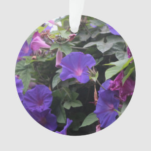 Ornamento Glórias de Primavera da manhã em azul