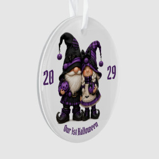 Ornamento Gnomos roxos de Halloween Não há nenhum gnomo como