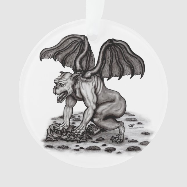 Ornamento Golem Gargoyle (Frente)