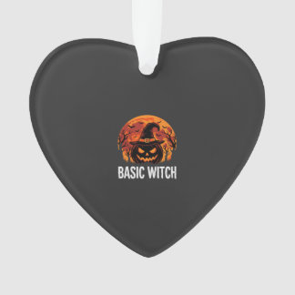 Ornamento Gráficos Básicos de Halloween Feiticeira Abóbora L