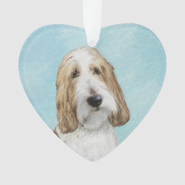Ornamento Grand Basset Griffon Vendeen - Arte Original para  (Frente)