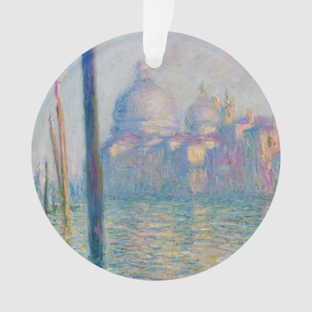Ornamento Grand Canal Monet Venice Italy Classic Painting (Frente)