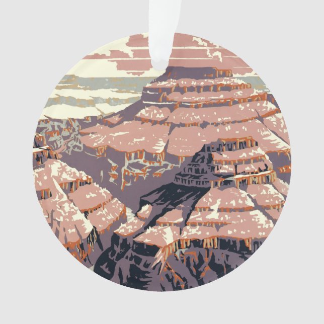 Ornamento Grand Canyon Western Graphic Art American (Frente)