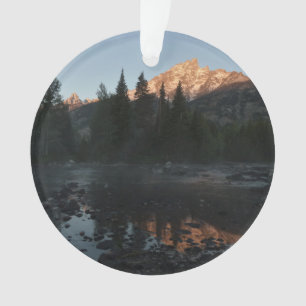 Ornamento Grand Teton Sunrise em Cottonwood Creek