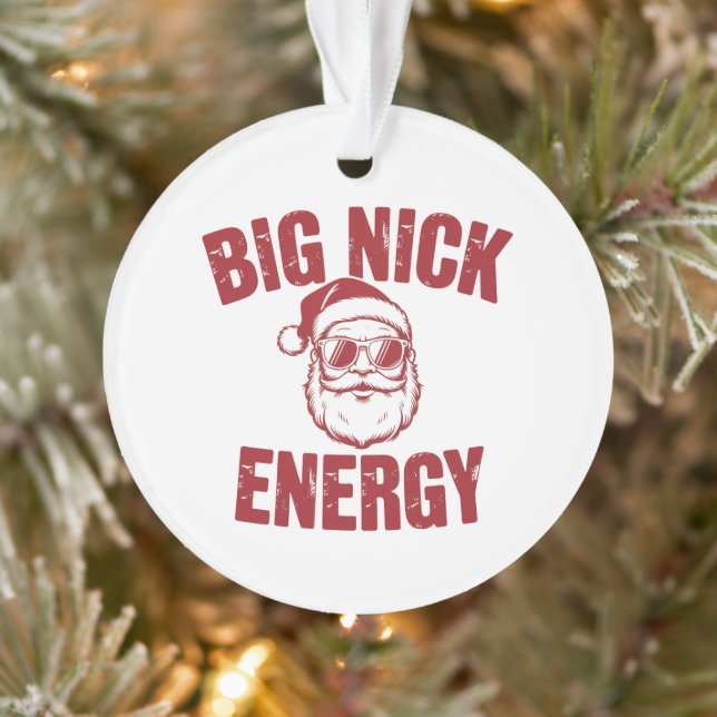 Ornamento Grande Energia de Nick Piada de Natal Engraçada e  (Árvore)