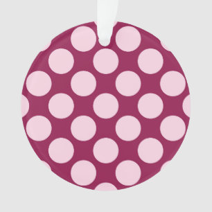 Ornamento Grandes pontos retrorreflectores - cor-de-rosa-bur