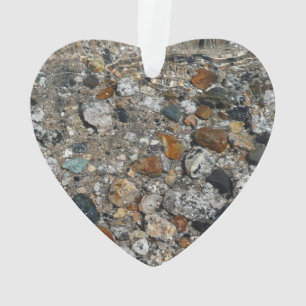 Ornamento Granite Pebbles no lago Tenaya em Yosemite