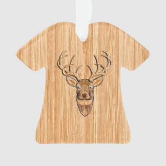 Ornamento Grão à moda da madeira da luz da cabeça do