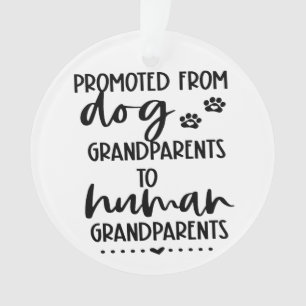 Ornamento Gravidez de presente de anúncio personalizada