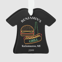 Grelha de quintal com ursos quentes