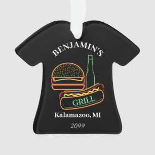 Ornamento Grelha de quintal com ursos quentes