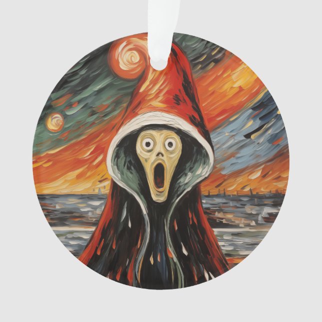 Ornamento Gritar de Natal (Frente)