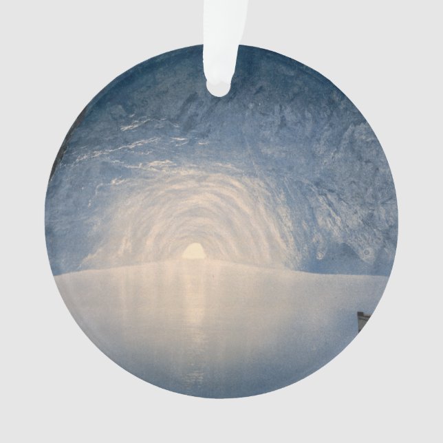 Ornamento Gruta azul, ilha de Capri, Campania, Italia (Frente)