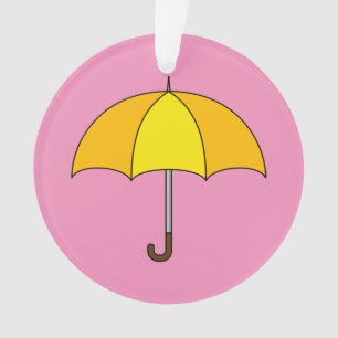 Ornamento Guarda-chuva Amarelo