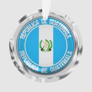 Ornamento Guatemala Round Emblem