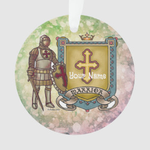 Ornamento Guerreiro Cristão Para Deus