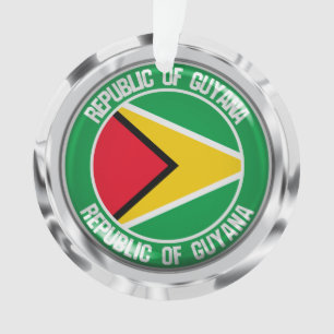 Ornamento Guyana Round Emblem