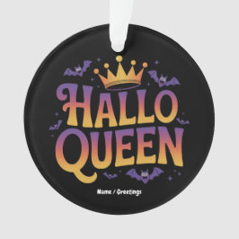 Ornamento Halloqueen Bat Women Fumam Crown Seu Spooky