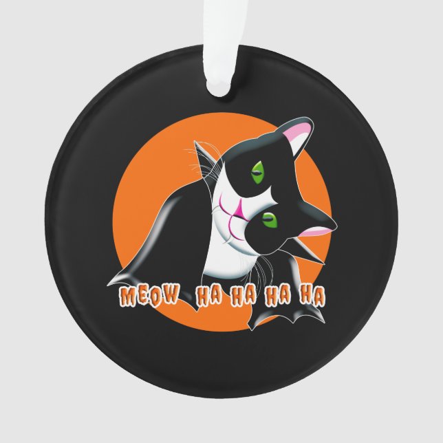 Ornamento Halloween Cat (Frente)
