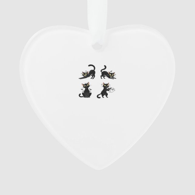 Ornamento Halloween Cat  Spooky and Stylish Feline-Inspired  (Frente)