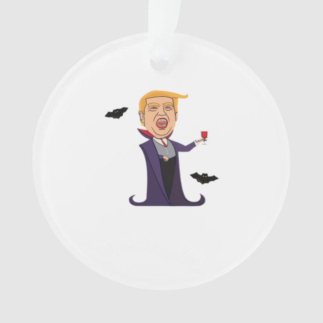 Ornamento Halloween Dracula Funny (Frente)