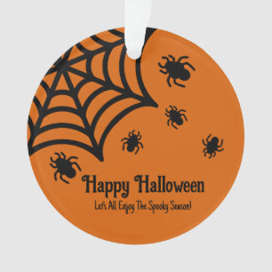 Ornamento Halloween personalizado da teia