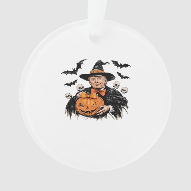 Ornamento Halloween Spooky Pumpkin (Frente)